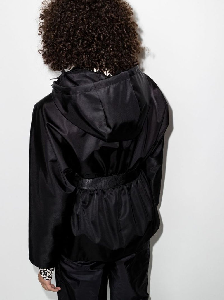 Re-nylon Gabardine Belted Jacket