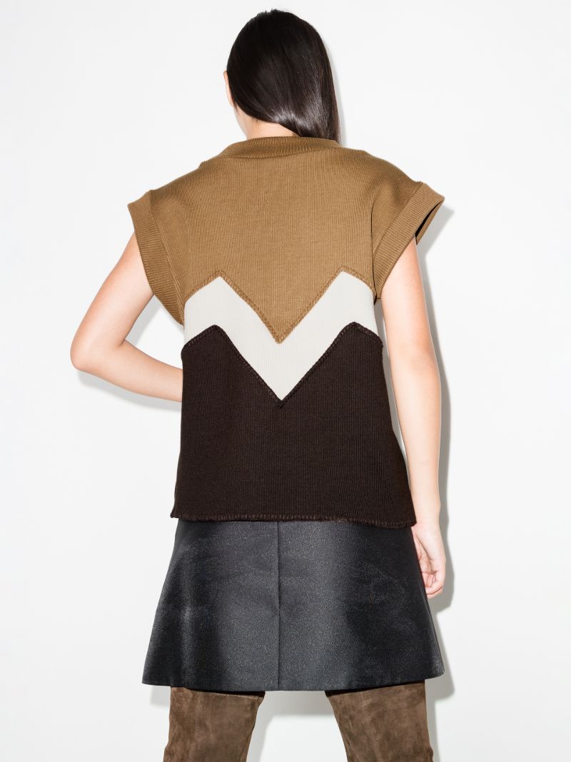 Kenna Knitted V-neck Vest