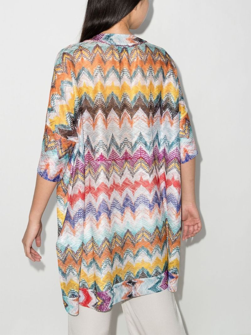 Zigzag Knit Kaftan