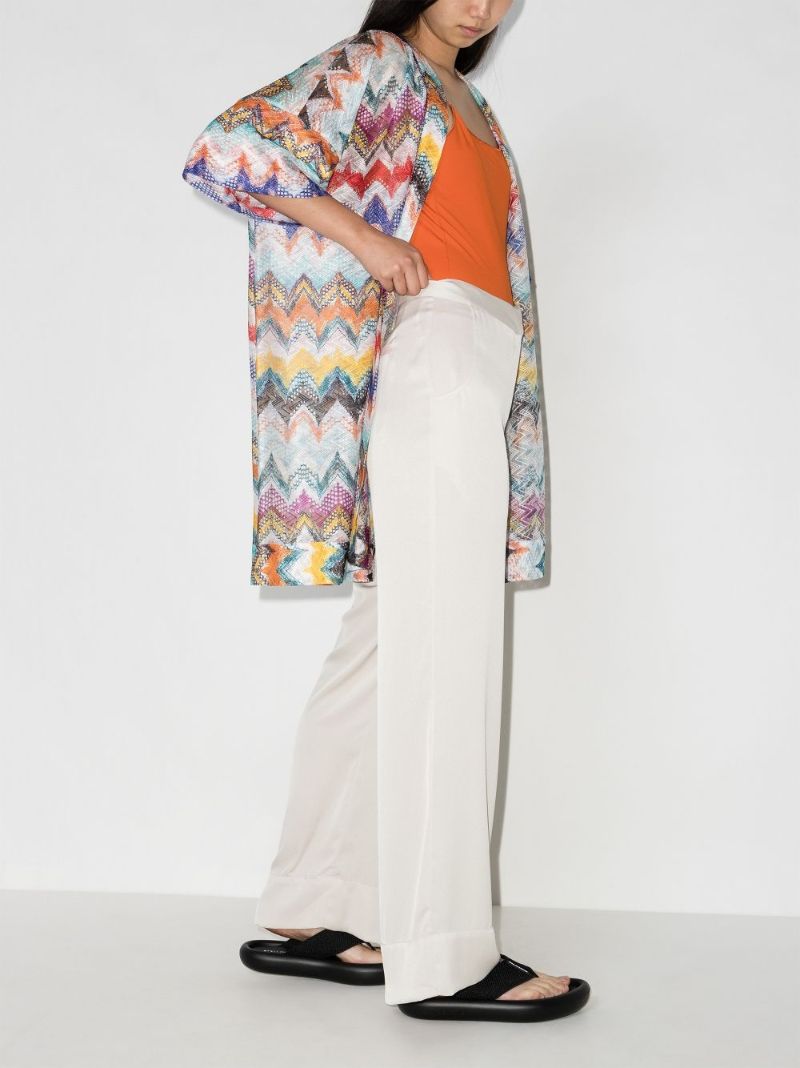 Zigzag Knit Kaftan