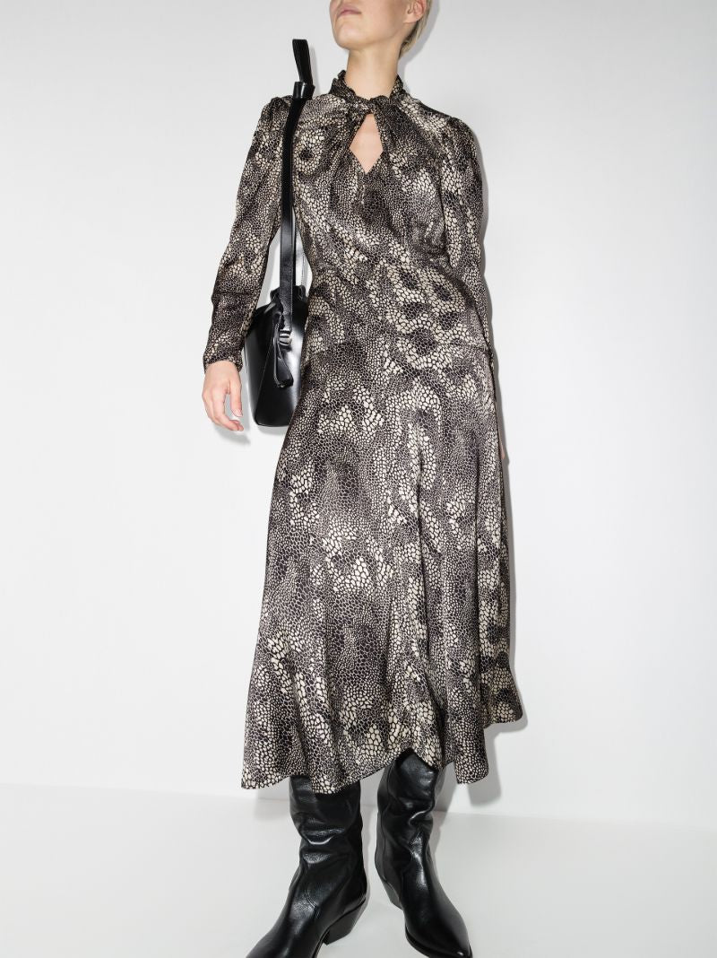 Vilma Printed Midi Dress