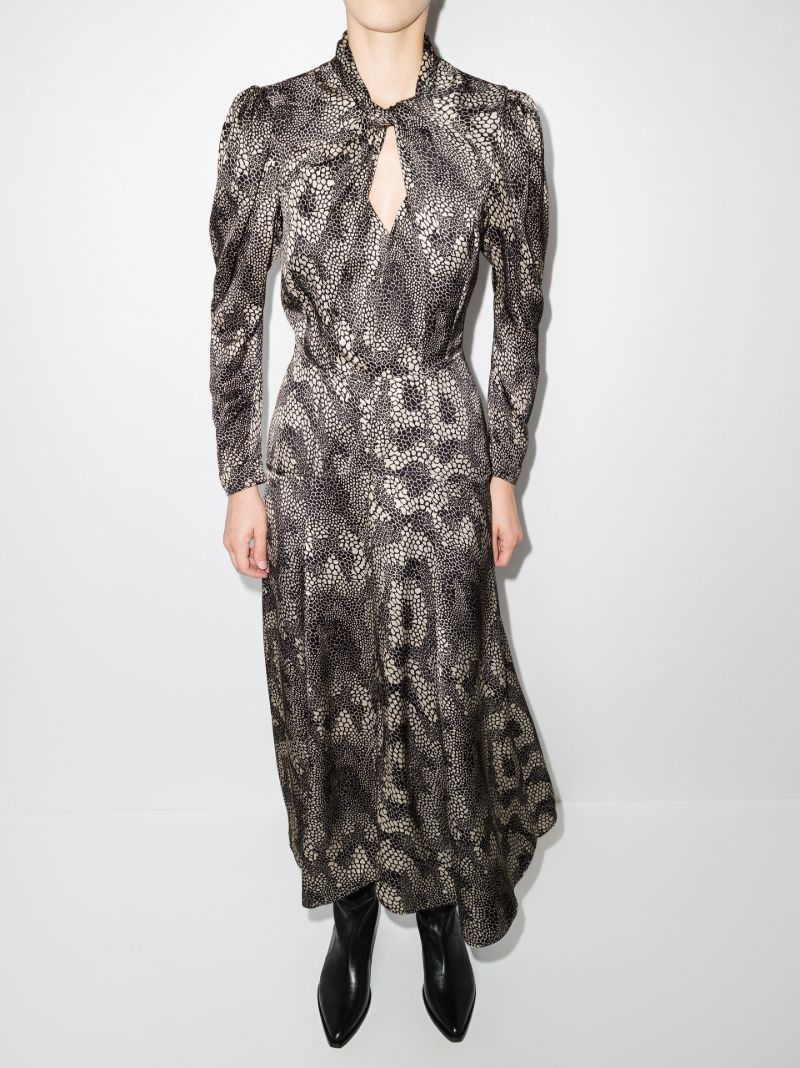 Vilma Printed Midi Dress
