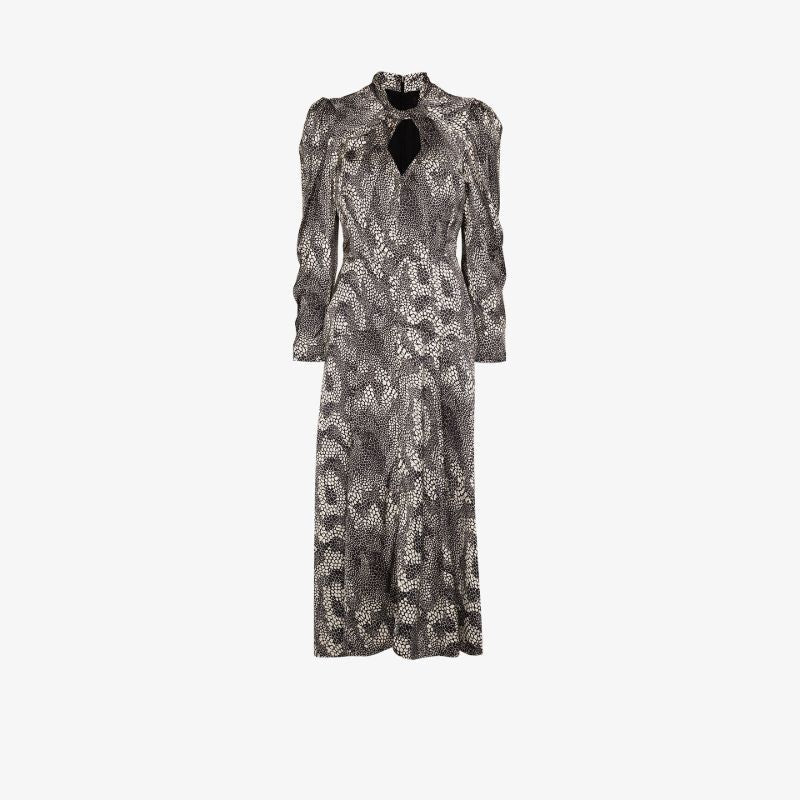 Vilma Printed Midi Dress
