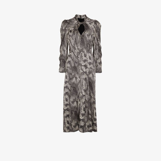 Vilma Printed Midi Dress