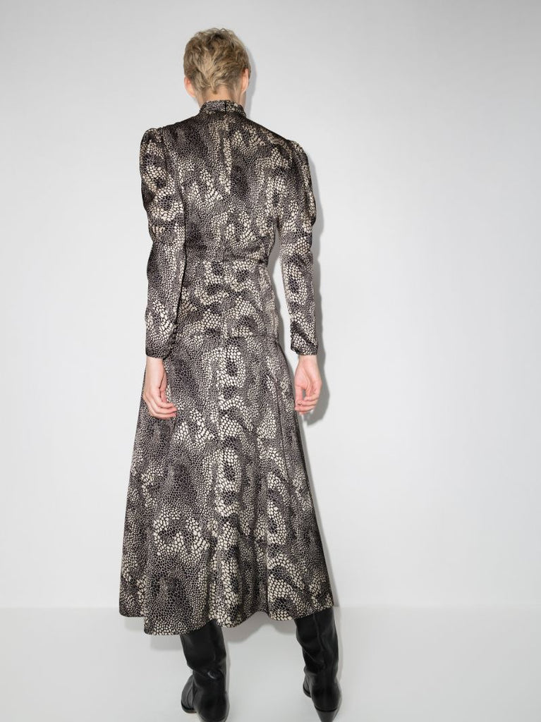 Vilma Printed Midi Dress
