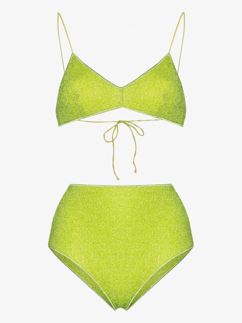 LumiÃ_x0083_Â©re Metallic High Waist Bikini