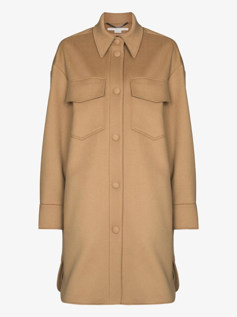 Kerry Buttoned Wool Coat
