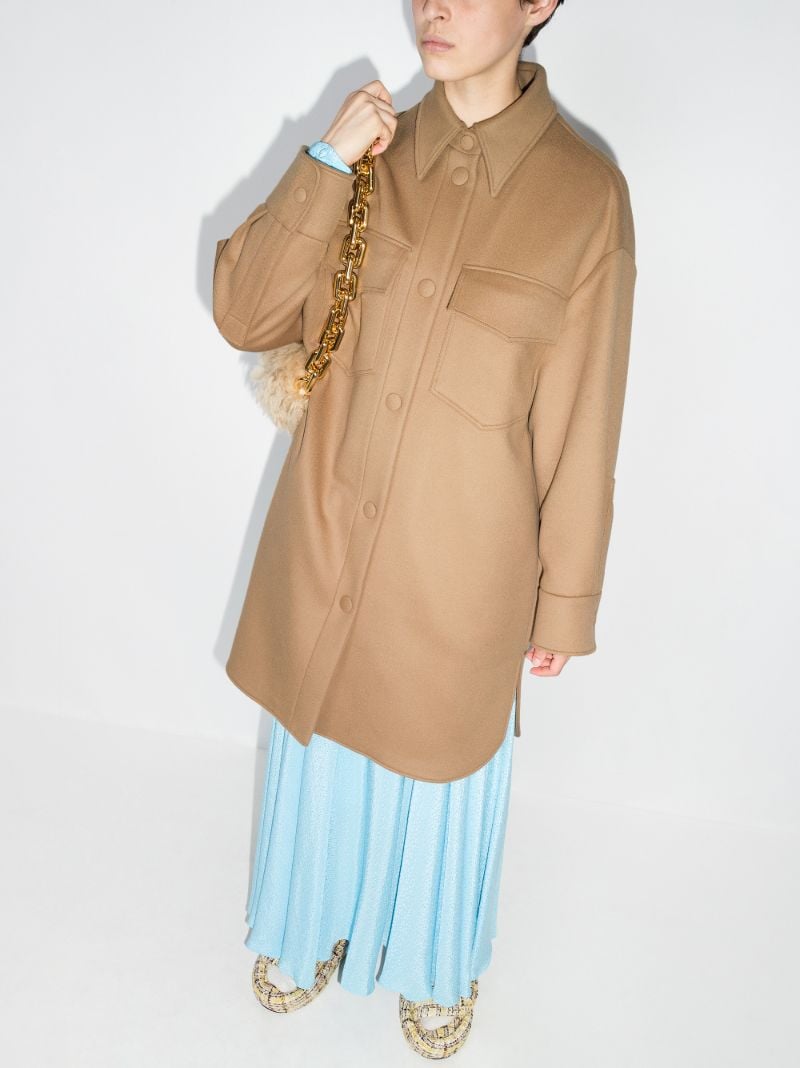 Kerry Buttoned Wool Coat
