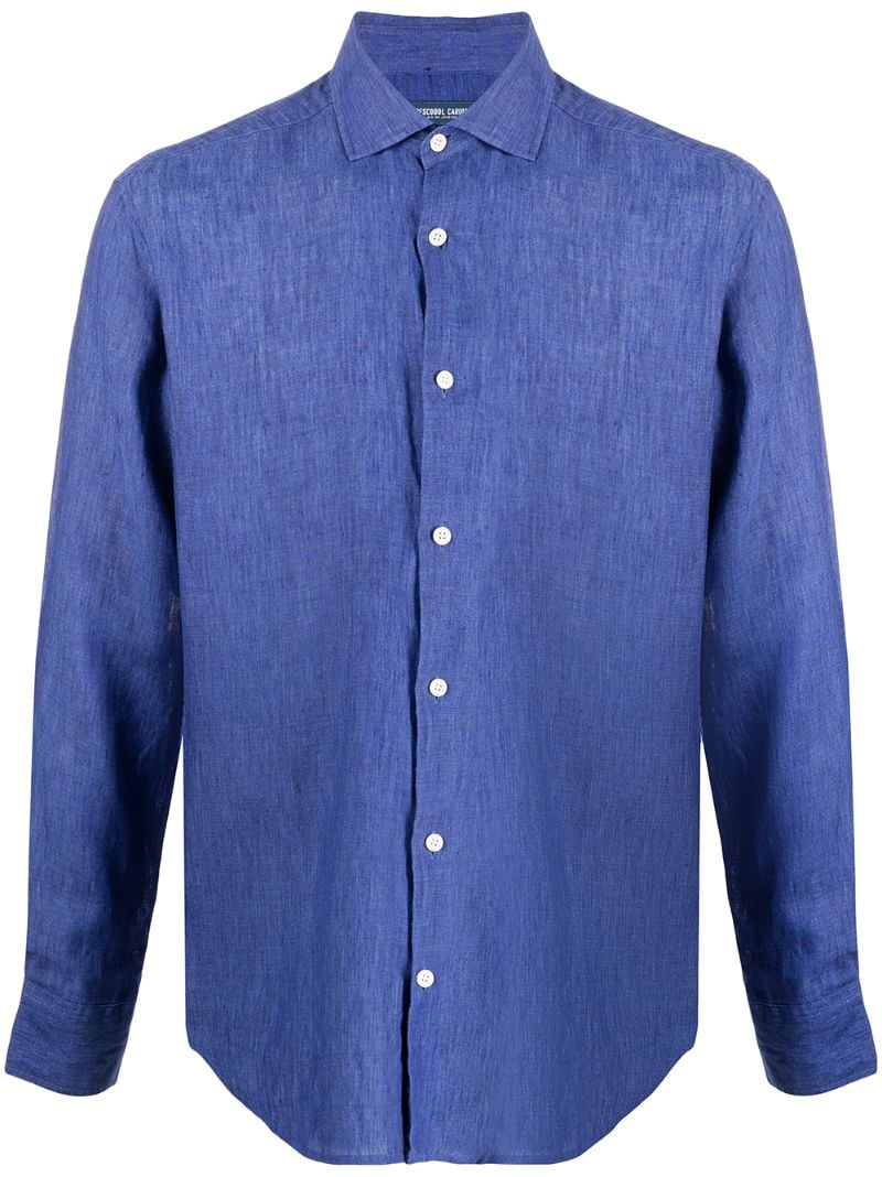 Blue Antonio Linen Shirt