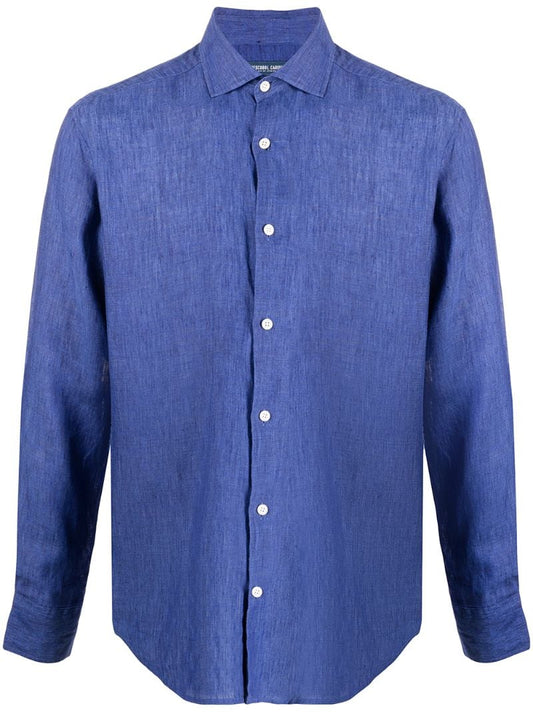 Blue Antonio Linen Shirt