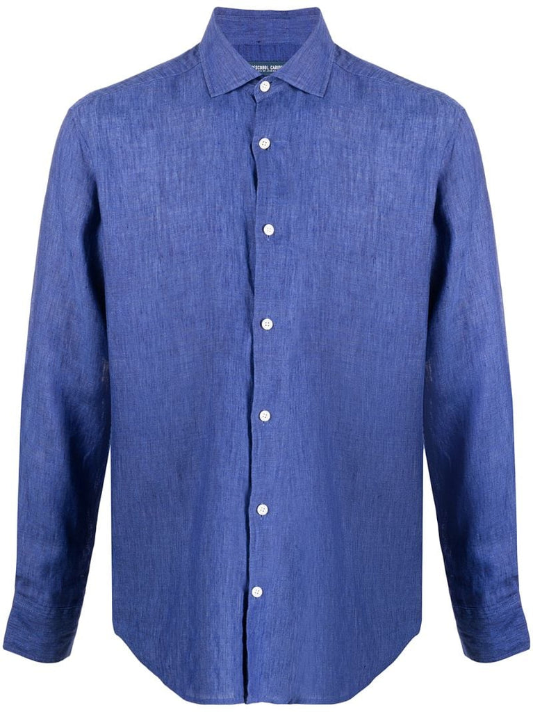 Blue Antonio Linen Shirt