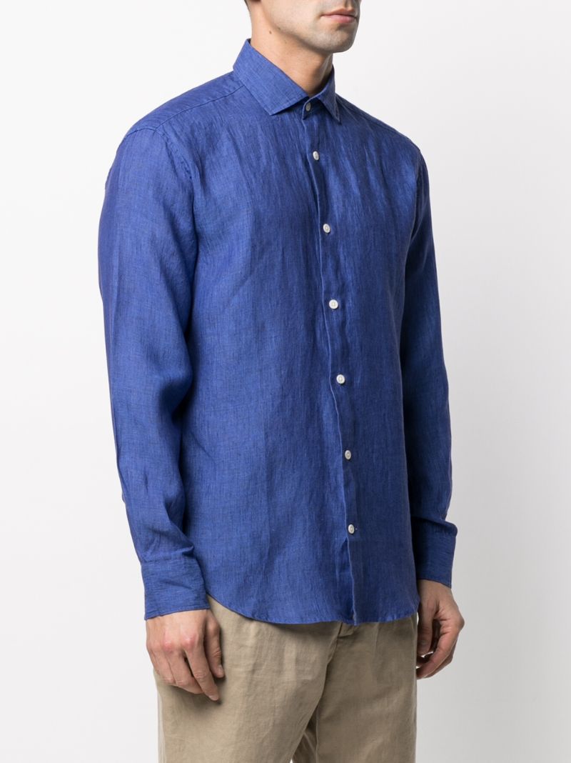 Blue Antonio Linen Shirt