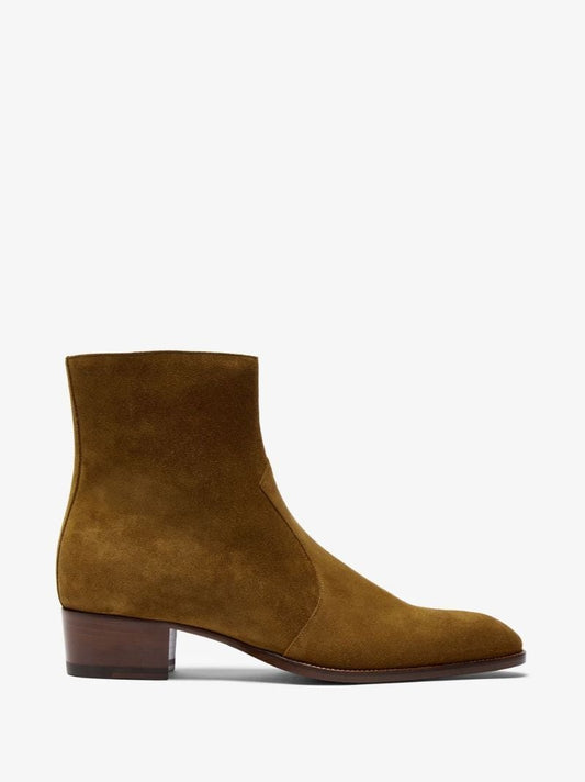 Brown Wyatt 40 Suede Chelsea Boots
