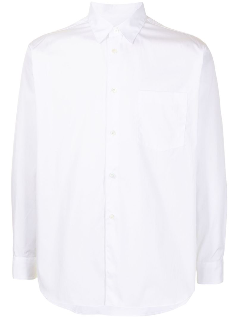 White Long Sleeve Cotton Shirt