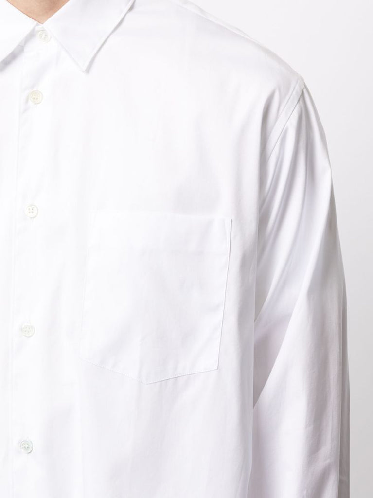 White Long Sleeve Cotton Shirt