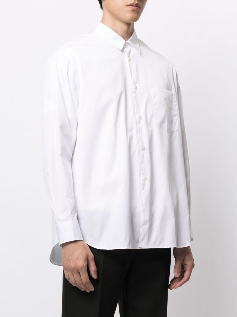 White Long Sleeve Cotton Shirt