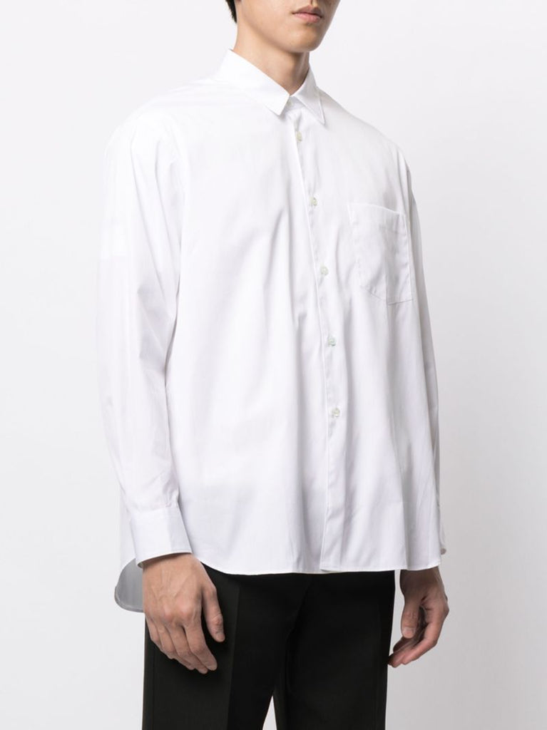 White Long Sleeve Cotton Shirt