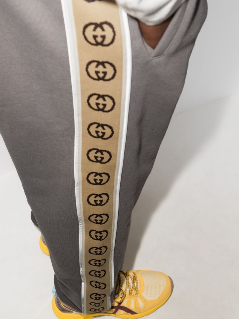 Gg Logo Tape Track Pants