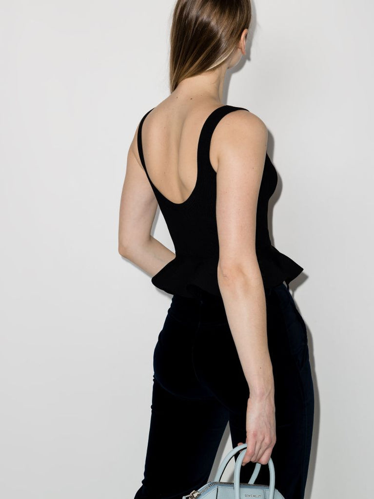 V-neck Ruffled Vest Top