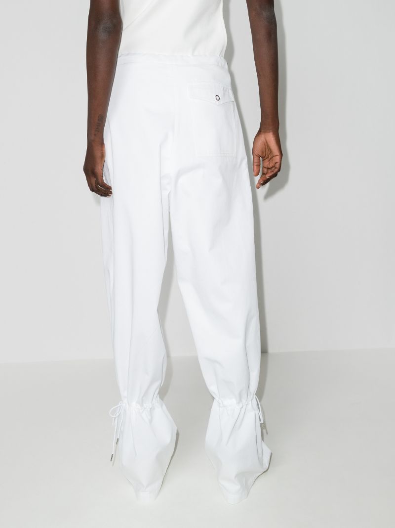Eyelet Tie Wide Leg Trousers