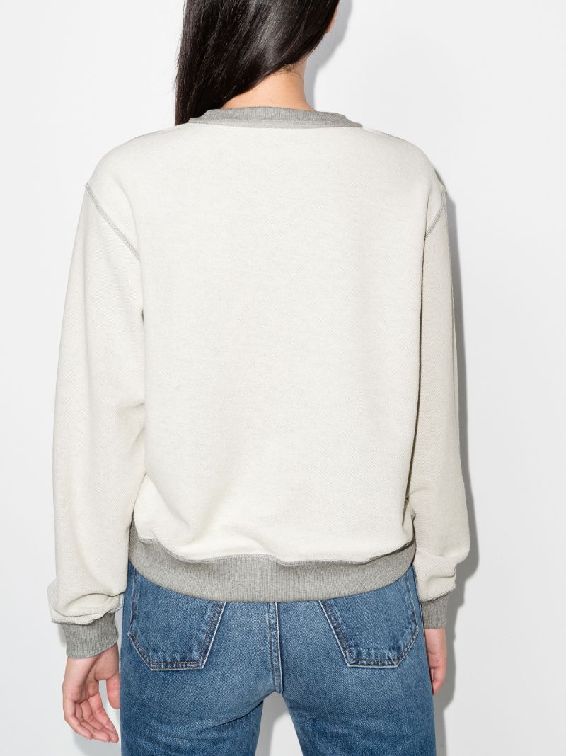 Anagram Embroidered Cotton Sweatshirt
