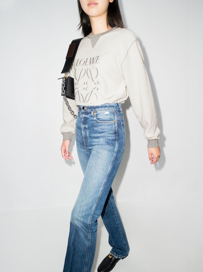 Anagram Embroidered Cotton Sweatshirt