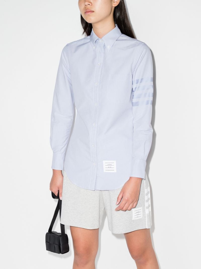 4-bar Stripe Cotton Shirt