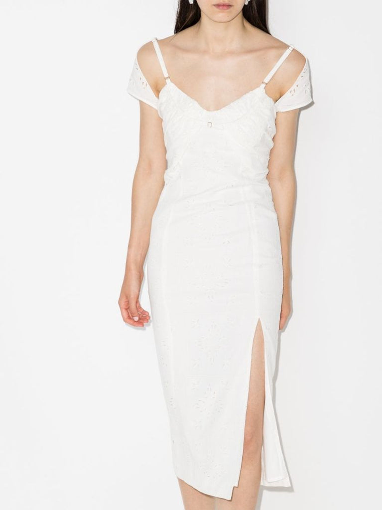 La Robe Tovallo Broderie Anglaise Midi Dress