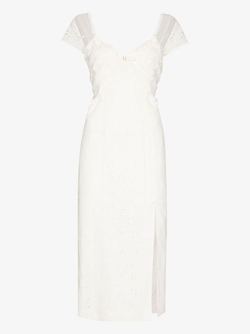 La Robe Tovallo Broderie Anglaise Midi Dress