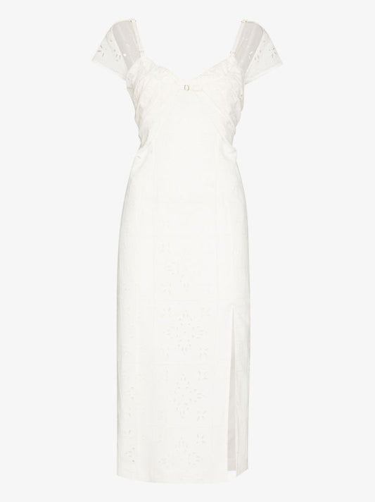 La Robe Tovallo Broderie Anglaise Midi Dress