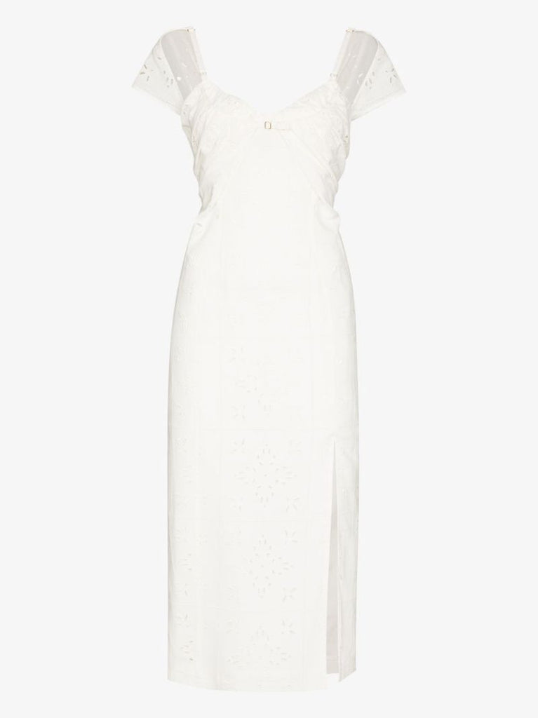 La Robe Tovallo Broderie Anglaise Midi Dress