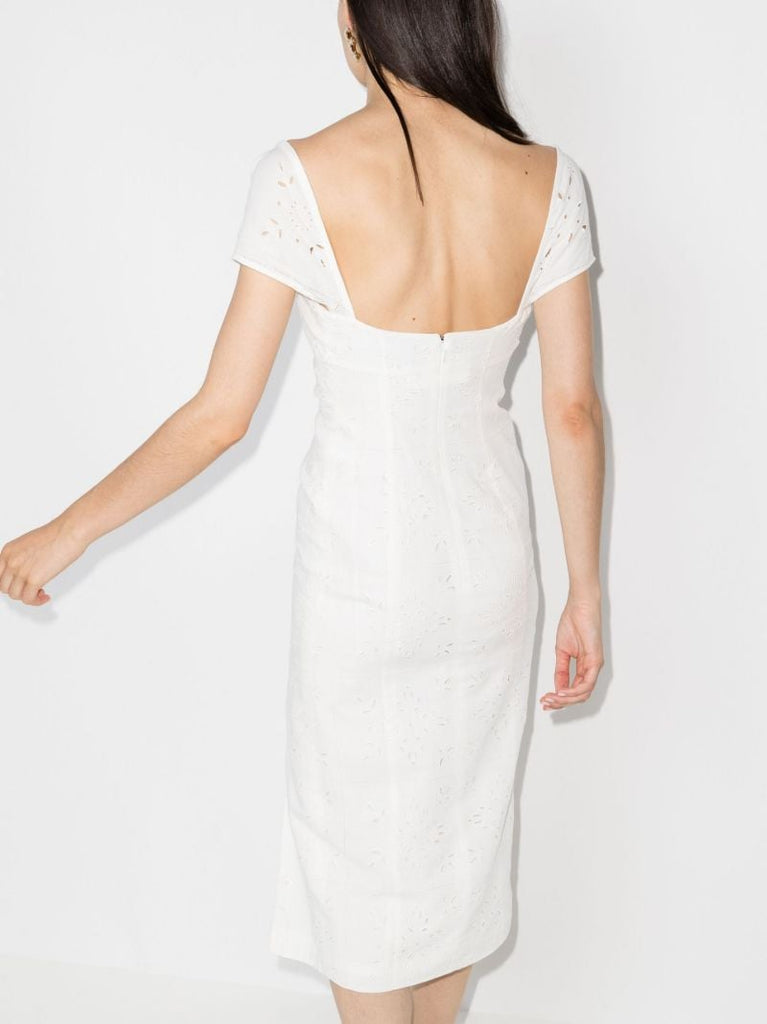 La Robe Tovallo Broderie Anglaise Midi Dress