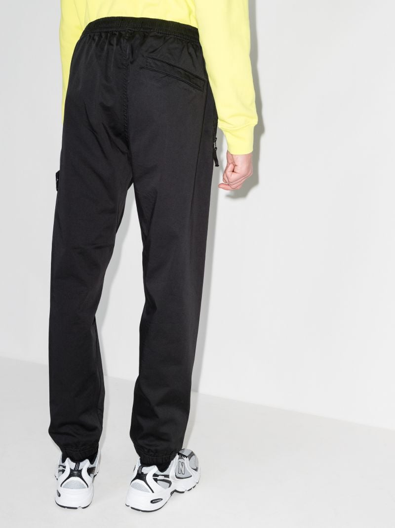 Logo-patch Straight-leg Trousers