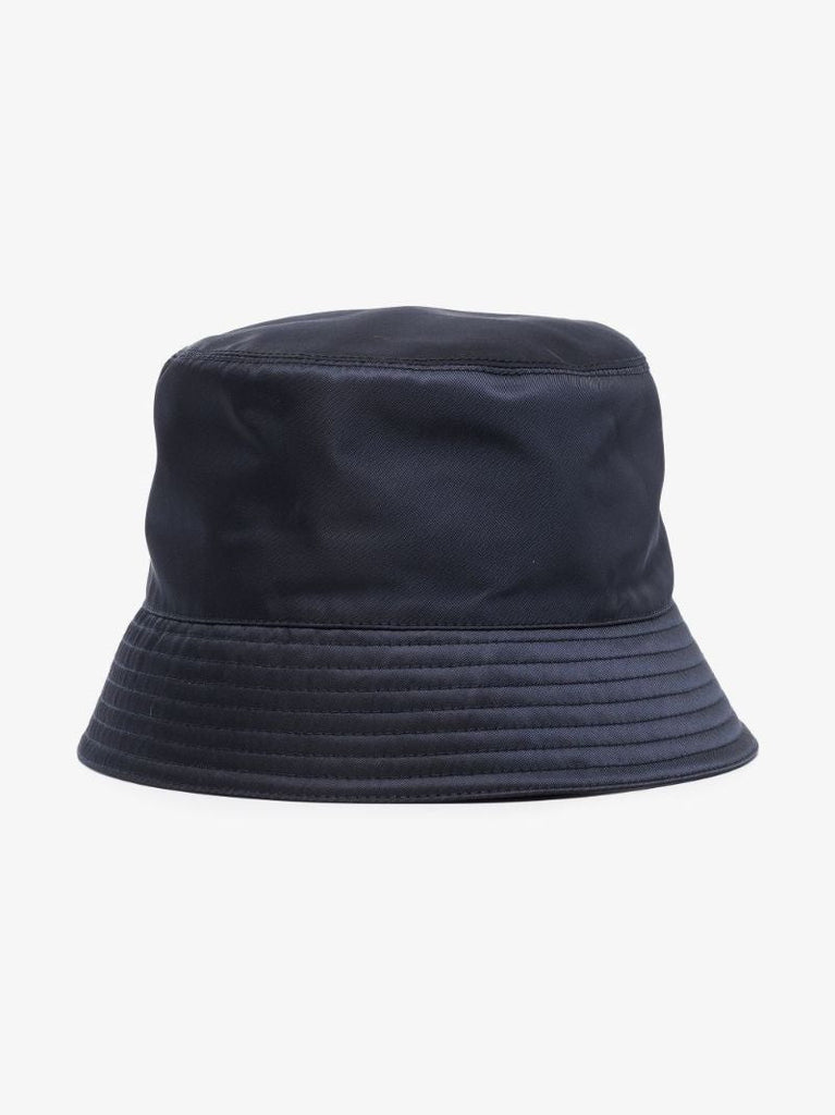 Blue Re-nylon Logo Plaque Bucket Hat