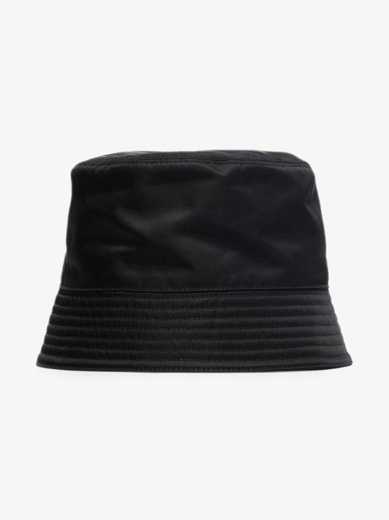 Black Re-nylon Logo Plaque Bucket Hat