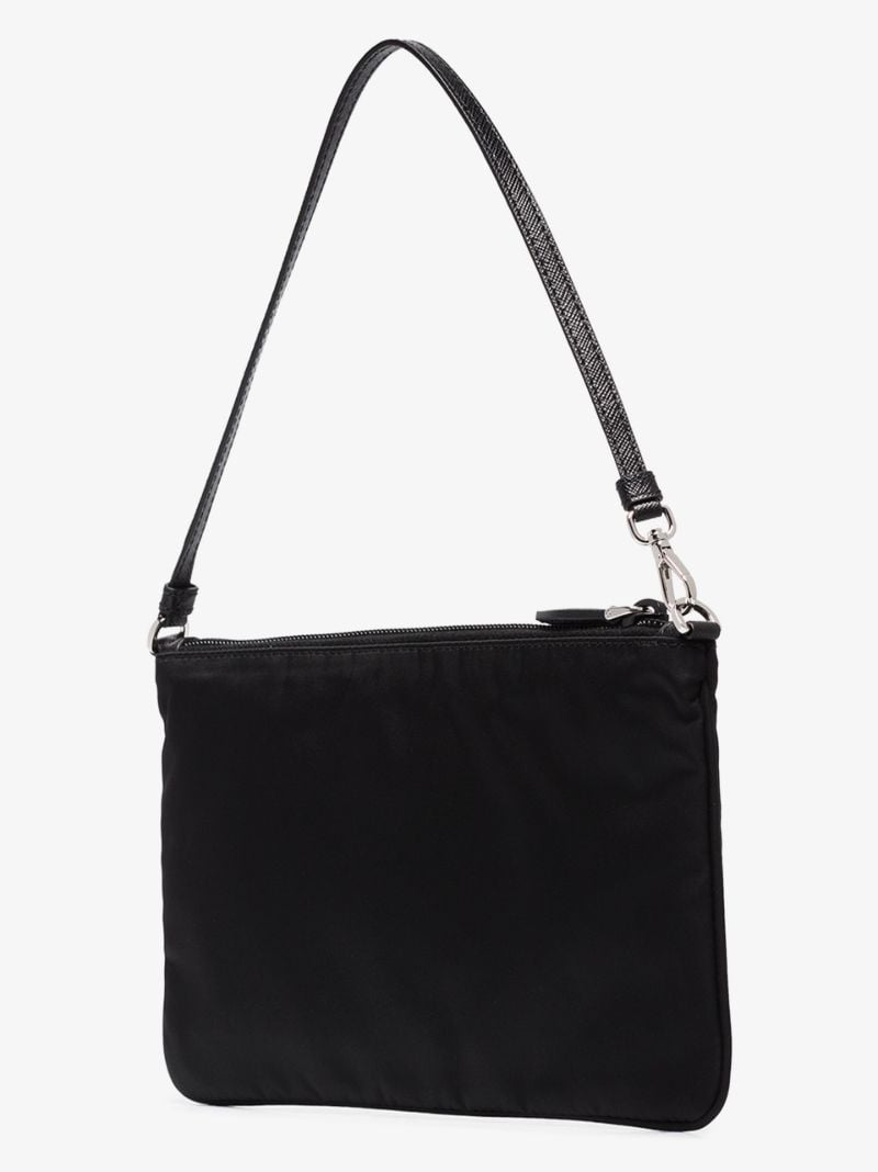 Black Re-nylon Shoulder Bag