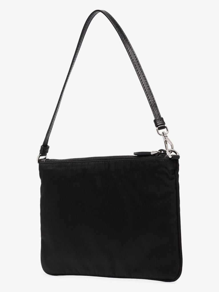 Black Re-nylon Shoulder Bag