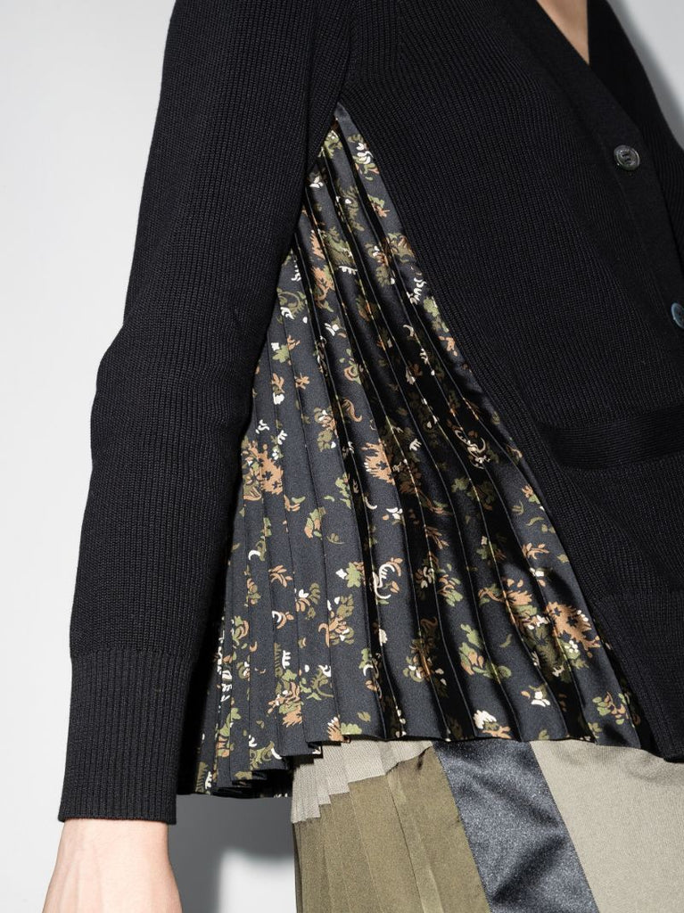 Contrast Panel Cardigan