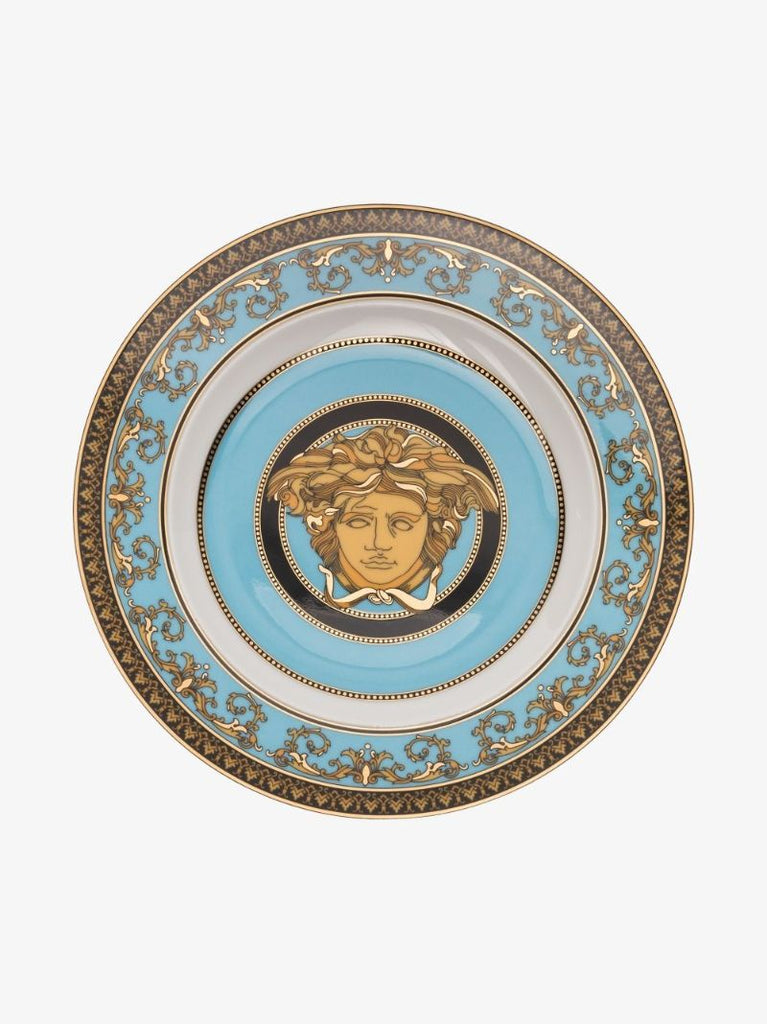 Blue Medusa Porcelain Dinner Plate