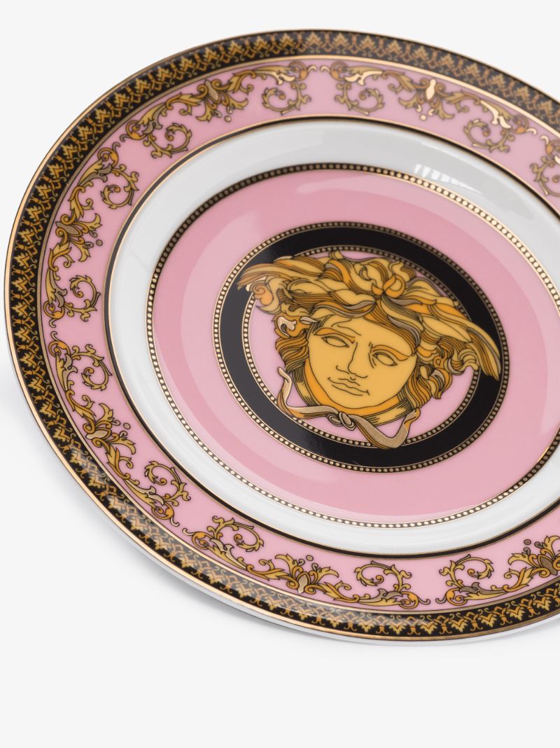 Pink Medusa Porcelain Dinner Plate