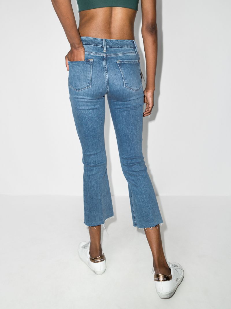 Le Crop Mini Flared Jeans