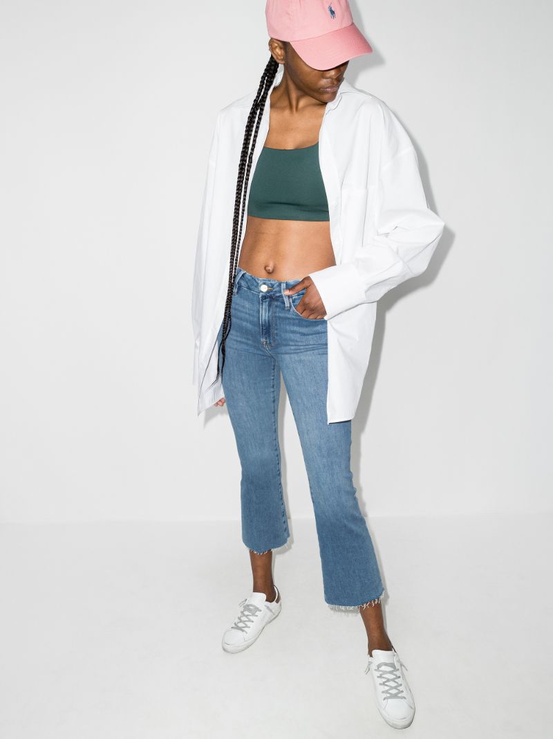 Le Crop Mini Flared Jeans