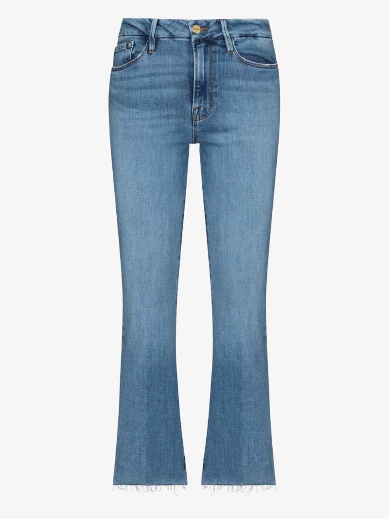 Le Crop Mini Flared Jeans