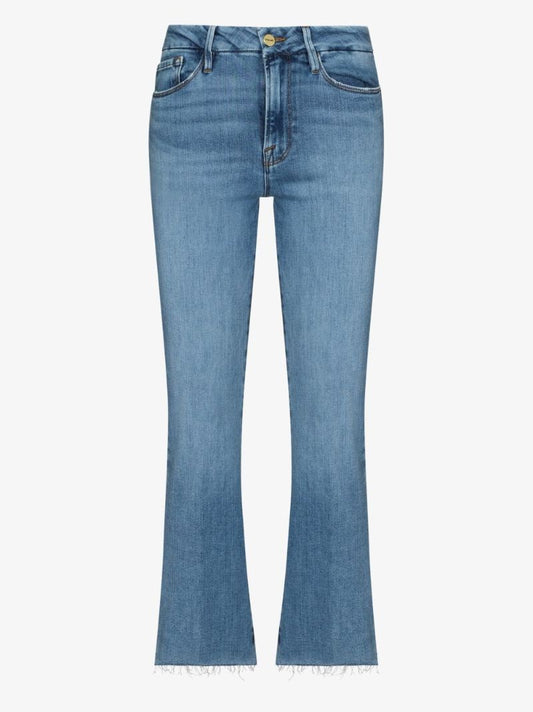 Le Crop Mini Flared Jeans