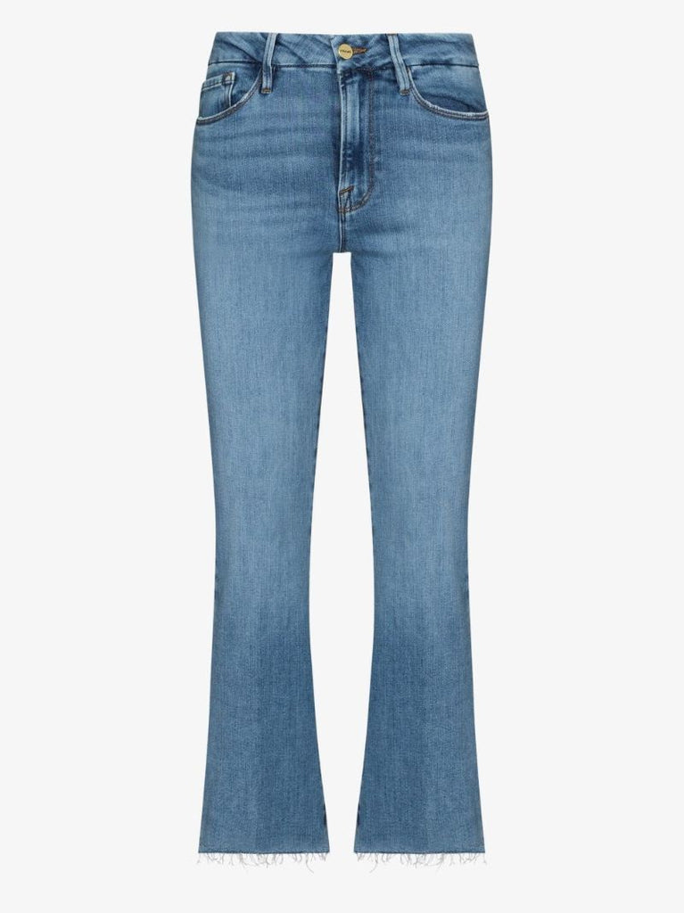 Le Crop Mini Flared Jeans