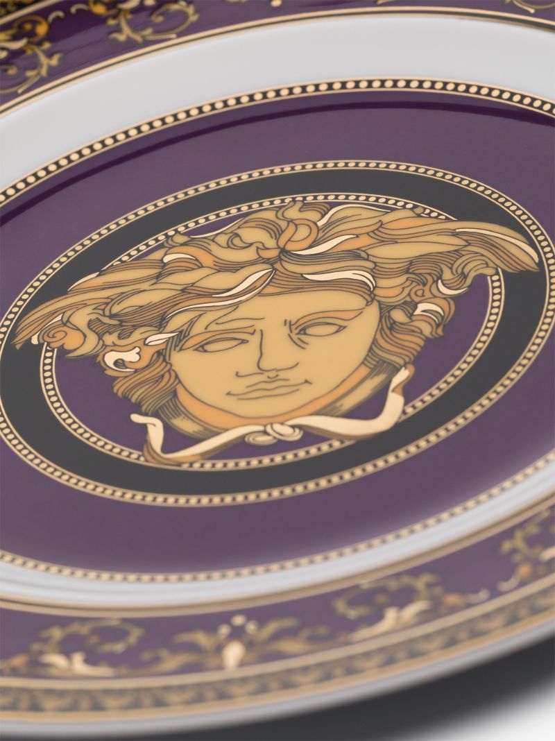 Purple Medusa Porcelain Dinner Plate