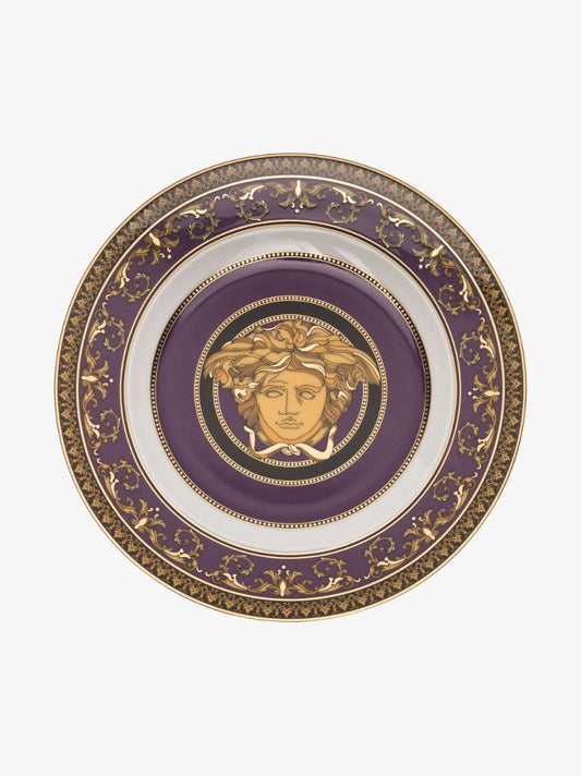 Purple Medusa Porcelain Dinner Plate