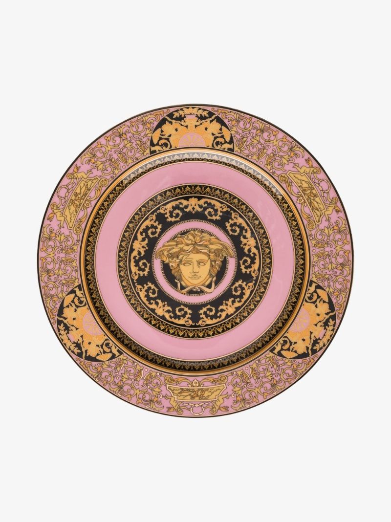 Pink Medusa Rose Service Plate