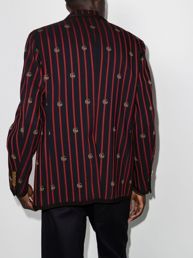 Vernal Gg Striped Wool Blazer