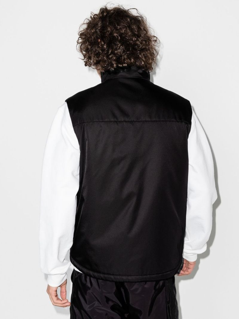 Re-nylon Logo Plaque Gilet